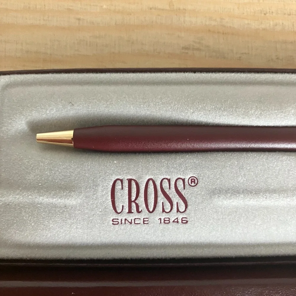 Cross Century Matte Burgundy & Gold Pen 2202 w/ Box